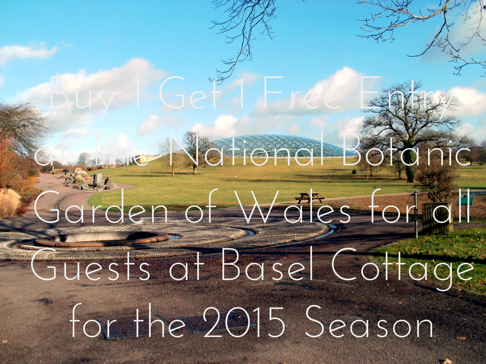 Special Offers at The National Botanic Garden of Wales for Guests at Basel Holiday Cottage in Llandovery, Carmarthenshire